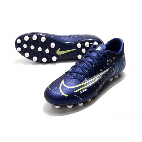 Nike Vapor 13 Academy AG R Deep Blue White Soccer Cleats