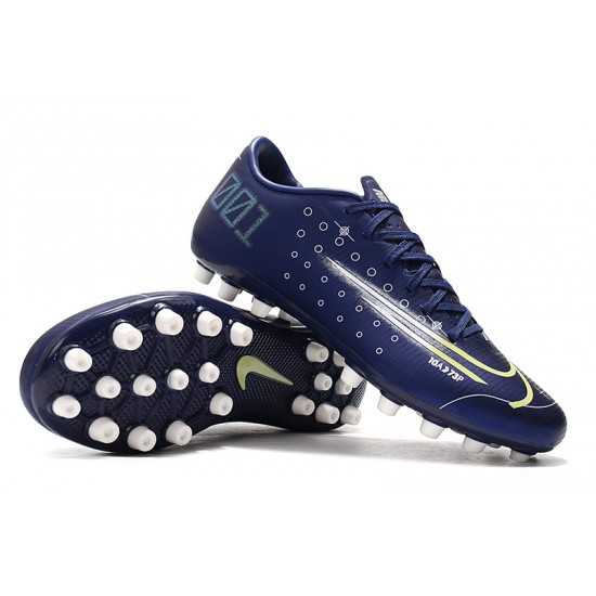 Nike Vapor 13 Academy AG R Deep Blue White Soccer Cleats