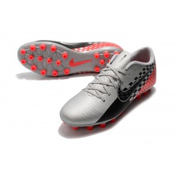 Nike Vapor 13 Academy AG R Grey Black Red Soccer Cleats