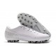 Nike Vapor 13 Academy AG R White Silver Soccer Cleats