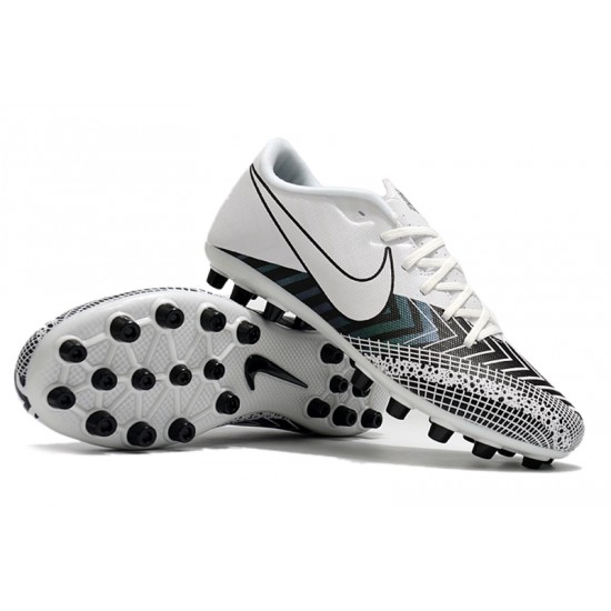 Select and Buy Nike Vapor 13 Academy AG-R Grey White Black Soccer Cleats Online Shop