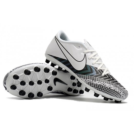 Nike Vapor 13 Academy AG-R Grey White Black Soccer Cleats