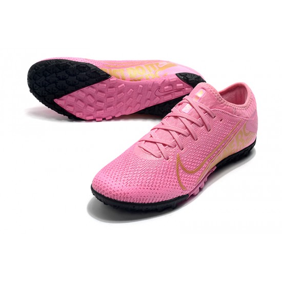 Nike Vapor 13 Pro TF Black Pink Gold Soccer Cleats