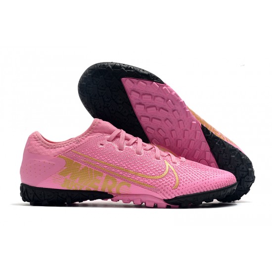 Nike Vapor 13 Pro TF Black Pink Gold Soccer Cleats