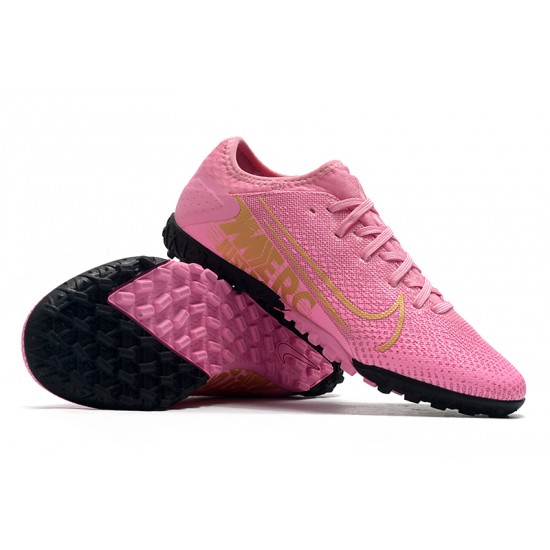 Nike Vapor 13 Pro TF Black Pink Gold Soccer Cleats