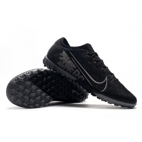 Nike Vapor 13 Pro TF Black Silver Soccer Cleats