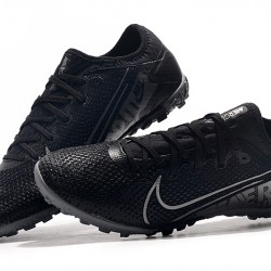 Nike Vapor 13 Pro TF Black Silver Soccer Cleats