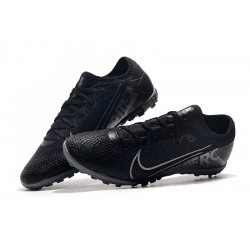 Nike Vapor 13 Pro TF Black Silver Soccer Cleats