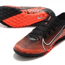 Nike Vapor 13 Pro TF Black White Red Soccer Cleats