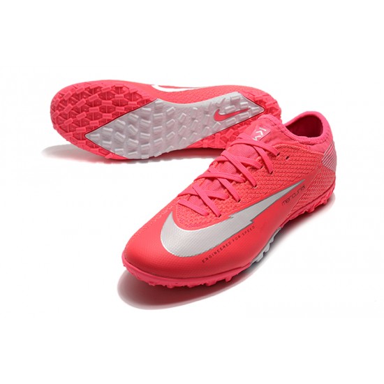 Nike Vapor 13 Pro TF Peach Silver Soccer Cleats