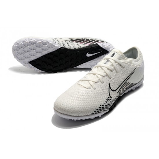 Nike Vapor 13 Pro TF White Beige Black Soccer Cleats