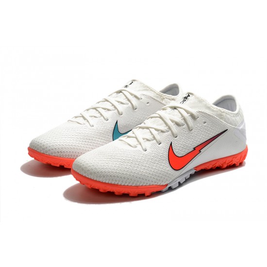 Nike Vapor 13 Pro TF White Orange Blue Soccer Cleats