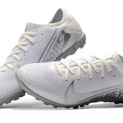 Nike Vapor 13 Pro TF White Silver Soccer Cleats