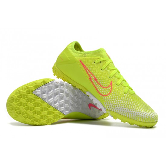 Nike Vapor 13 Pro TF Yellow Green Red White Soccer Cleats