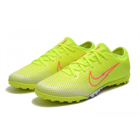 Nike Vapor 13 Pro TF Yellow Green Red White Soccer Cleats