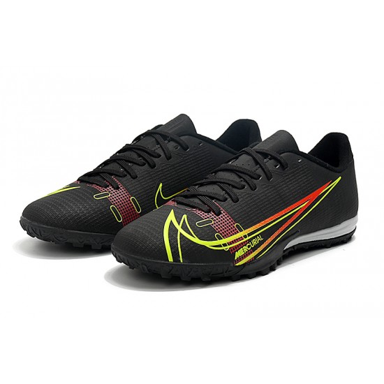Nike Vapor 14 Academy TF Low Mens Black Green Red White Soccer Cleats