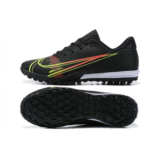 Nike Vapor 14 Academy TF Low Mens Black White Green Red Soccer Cleats