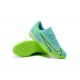 Nike Vapor 14 Academy TF Low Mens Blue Green Whtie Black Soccer Cleats