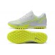 Nike Vapor 14 Academy TF Low Mens Grey Yellow Green Soccer Cleats