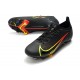 Nike Vapor 14 Elite FG Low Mens Womens Black Yellow Red Soccer Cleats