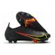 Nike Vapor 14 Elite FG Low Mens Womens Black Yellow Red Soccer Cleats