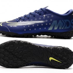 Nike Mercurial Vapor 13 Academy TF Green Deep Blue Soccer Cleats