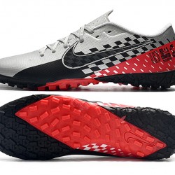 Nike Mercurial Vapor 13 Academy TF Silver Red Black Soccer Cleats