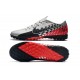 Nike Mercurial Vapor 13 Academy TF Silver Red Black Soccer Cleats