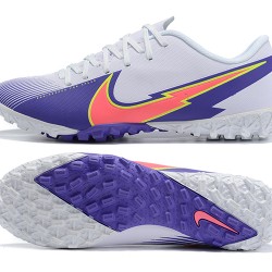 Nike Mercurial Vapor 13 Academy TF White Blue Pink Soccer Cleats