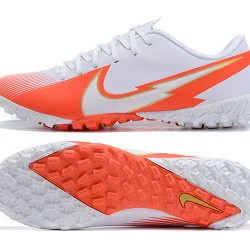 Nike Mercurial Vapor 13 Academy TF White Orange Soccer Cleats