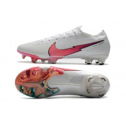 Nike Mercurial Vapor 13 Elite FG Beige White Pink Soccer Cleats