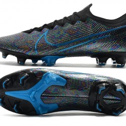 Nike Mercurial Vapor 13 Elite FG Black Blue Soccer Cleats