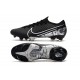 Nike Mercurial Vapor 13 Elite FG Black Silver Soccer Cleats