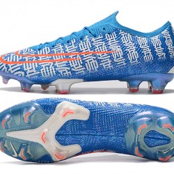 Nike Mercurial Vapor 13 Elite FG Blue White Orange Soccer Cleats