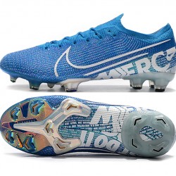 Nike Mercurial Vapor 13 Elite FG Blue White Soccer Cleats