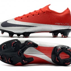 Nike Mercurial Vapor 13 Elite FG Deep Red Silver Black Soccer Cleats