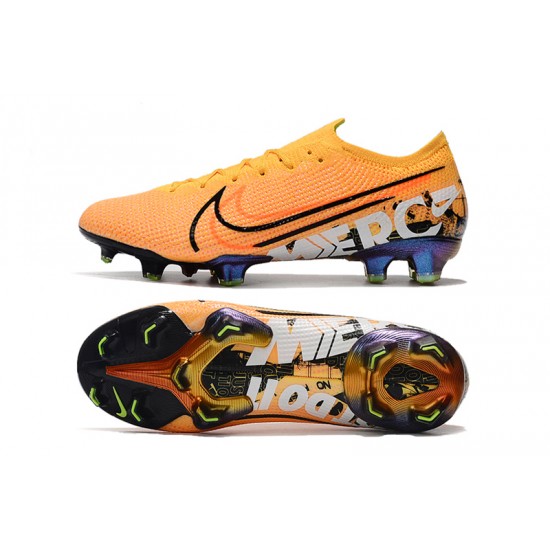 Nike Mercurial Vapor 13 Elite FG Orange Black White Soccer Cleats