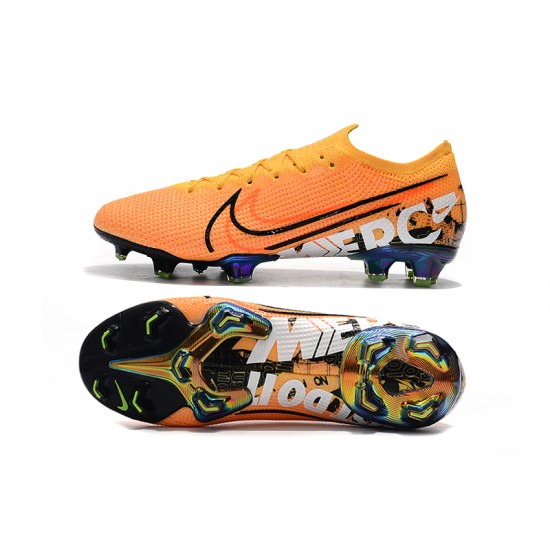 Nike Mercurial Vapor 13 Elite FG Orange White Black Soccer Cleats