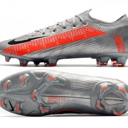 Nike Mercurial Vapor 13 Elite FG Silver Orange Black Soccer Cleats