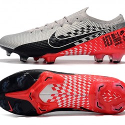 Nike Mercurial Vapor 13 Elite FG Silver Red Black Soccer Cleats