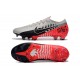 Nike Mercurial Vapor 13 Elite FG Silver Red Black Soccer Cleats