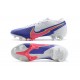 Nike Mercurial Vapor 13 Elite FG White Blue Peach Soccer Cleats