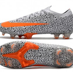 Nike Mercurial Vapor 13 Elite Korea FG Grey Silver Orange Soccer Cleats