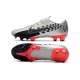 Nike Mercurial Vapor XIII PRO FG Black Silver Red Soccer Cleats