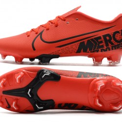 Nike Mercurial Vapor XIII PRO FG Red Black Soccer Cleats