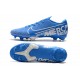 Nike Mercurial Vapor XIII PRO FG White Blue Soccer Cleats