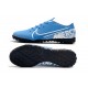 Nike Mercurial Vapor XIII TF White Blue Soccer Cleats