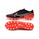 Nike Vapor 13 Academy AG-R Black Orange White Soccer Cleats