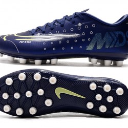 Nike Vapor 13 Academy AG R Deep Blue White Soccer Cleats