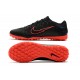 Nike Vapor 13 Pro TF Black Orange Soccer Cleats